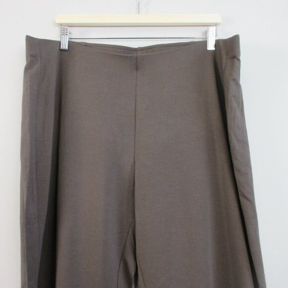 J Jill Slim Leg Cropped Pants Women's 2X Brown Cotton Rayon Stretch Casual 365 - Picture 7 of 12